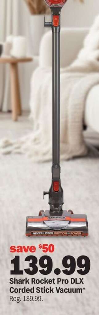 Shark Rocket Pro DLX Corded Stick Vacuum*