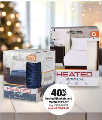 Heated Blankets and Mattress Pads