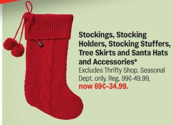 Stockings, Stocking Holders, Stocking Stuffers, Tree Skirts and Santa Hats and Accessories