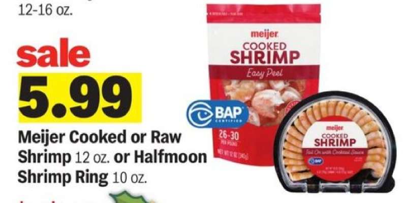 Meijer Cooked or Raw Shrimp*