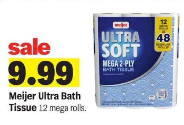 Meijer Ultra Bath Tissue
