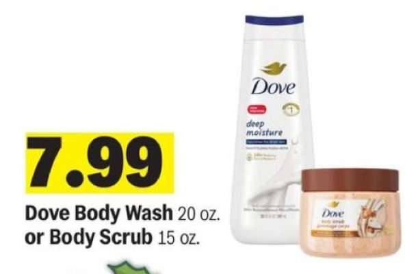 Dove Body Wash or Body Scrub