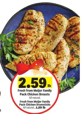 Fresh from Meijer Family Pack Chicken Breasts