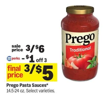 Prego Pasta Sauces*