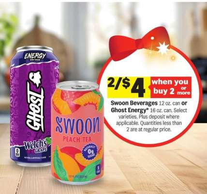 Swoon Beverages or Ghost Energy