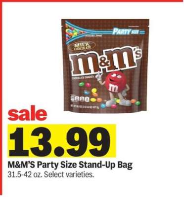 M&M'S Party Size Stand-Up Bag