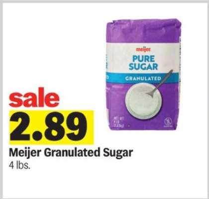 Meijer Granulated Sugar