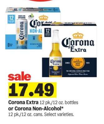 Corona Extra or Corona Non-Alcohol