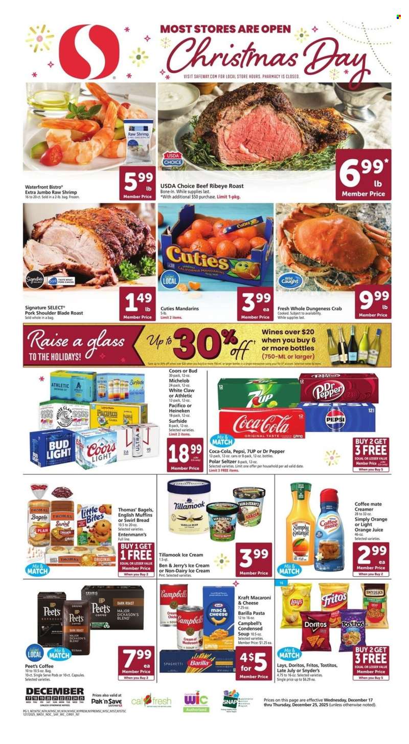Safeway Flyer - 12/17/2025 - 12/25/2025.