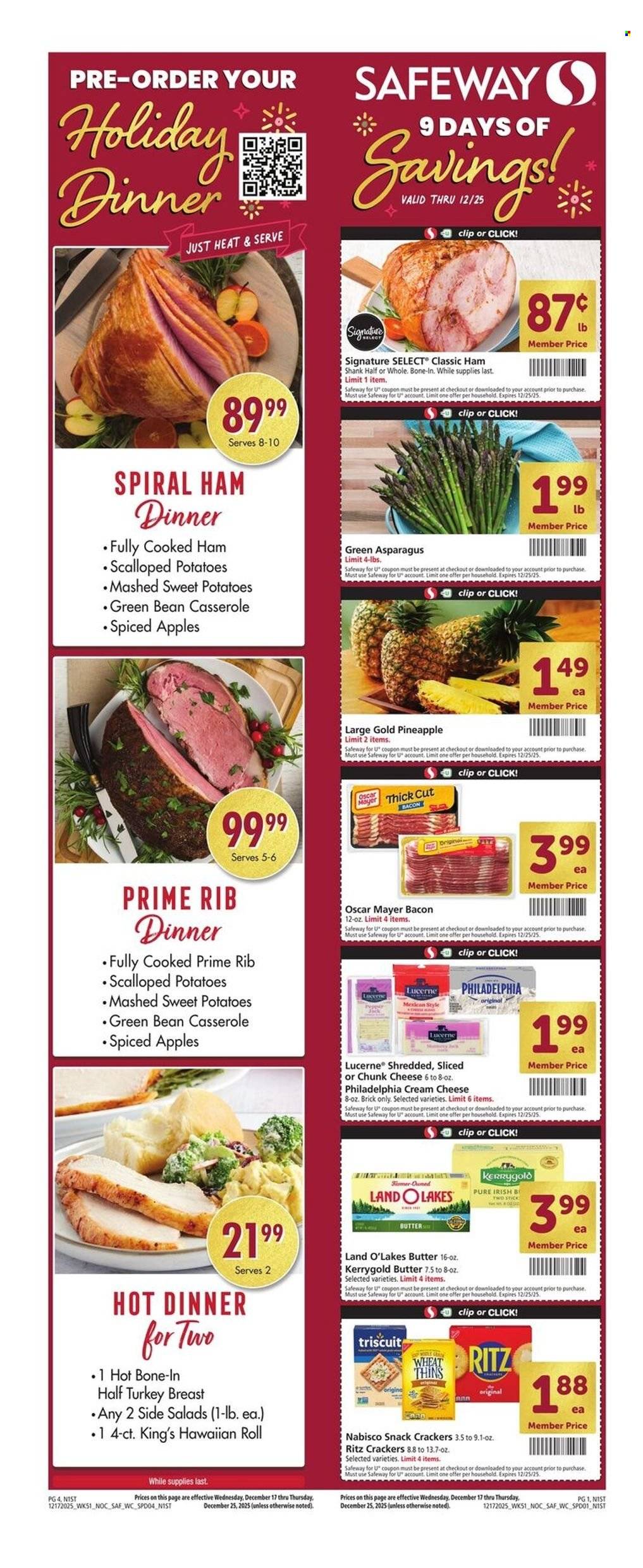 Safeway ad - 12/17/2025 - 12/25/2025. Page 2