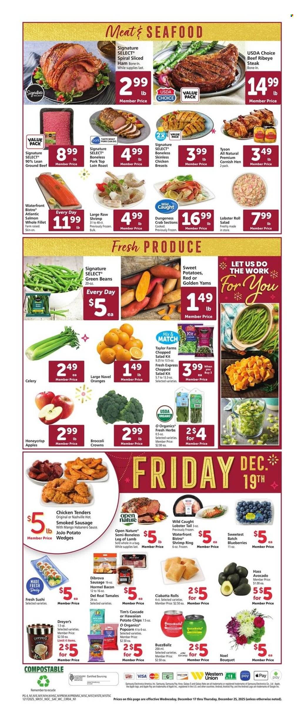 Safeway ad - 12/17/2025 - 12/25/2025. Page 6