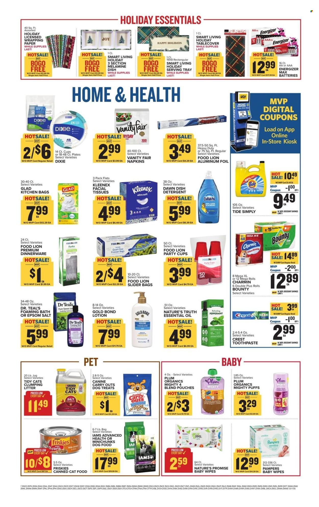 Food Lion ad - 12/17/2025 - 12/24/2025. Page 7