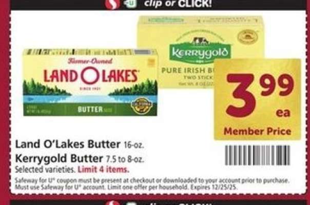 Land O'Lakes Butter / Kerrygold Butter