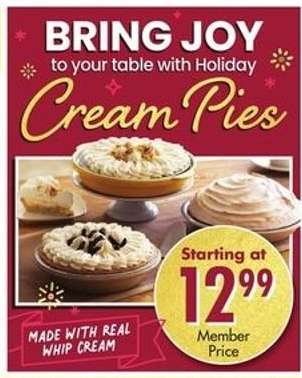 Holiday Cream Pies