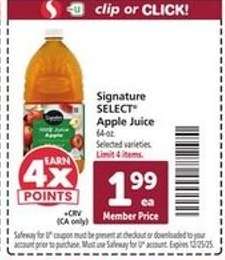 Signature Select Apple Juice