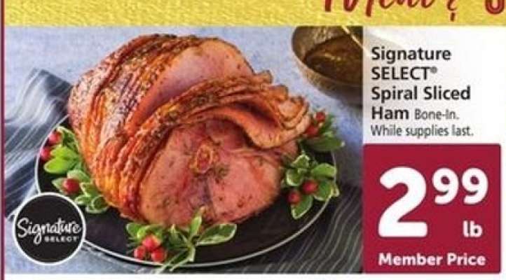 Signature SELECT Spiral Sliced Ham