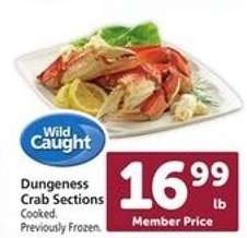 Dungeness Crab Sections