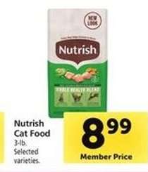 Nutrish Cat Food*