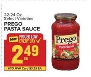 Prego Pasta Sauce