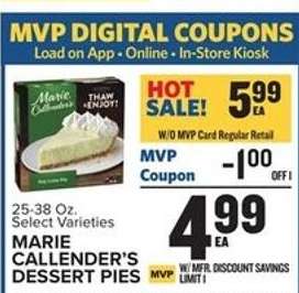 MARIE CALLENDER'S DESSERT PIES