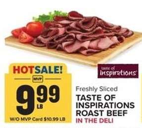 TASTE OF INSPIRATIONS ROAST BEEF