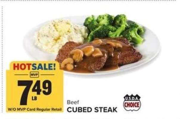 Beef Cubed Steak