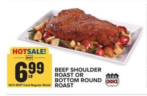 Beef Shoulder Roast or Bottom Round Roast