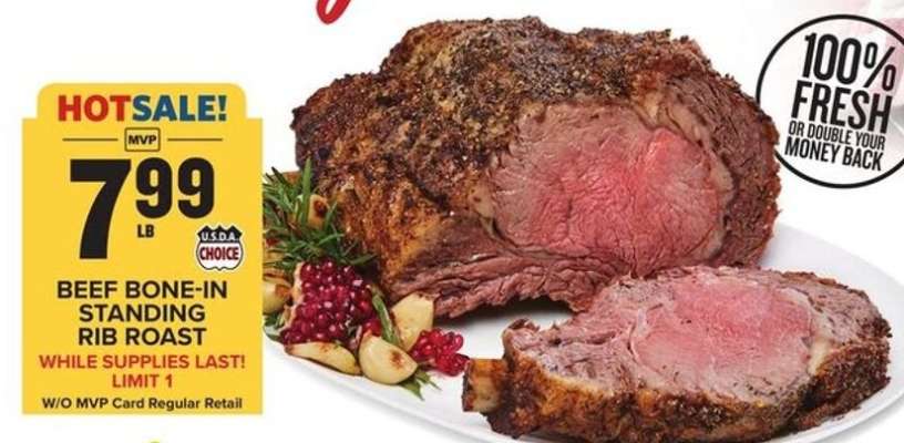 Beef Bone-In Standing Rib Roast