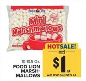 FOOD LION MARSHMALLOWS