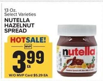 Nutella Hazelnut Spread