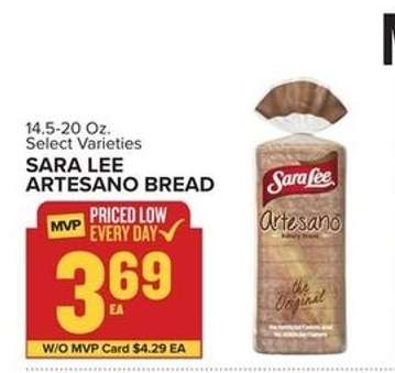 Sara Lee Artesano Bread