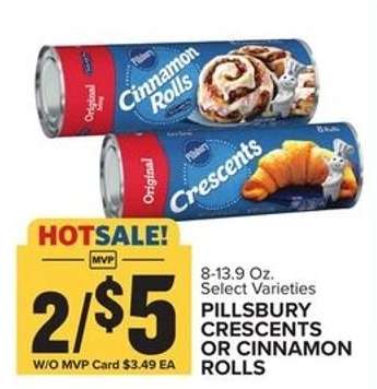 Pillsbury Crescents or Cinnamon Rolls*