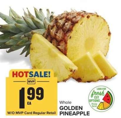 Whole Golden Pineapple