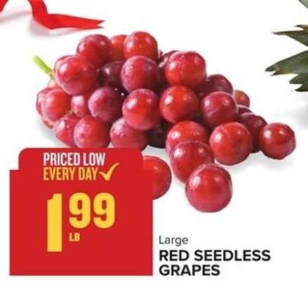 Large Red Seedless Grapes