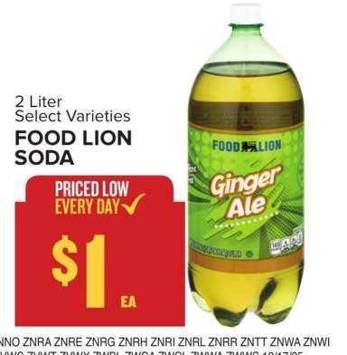 FOOD LION SODA