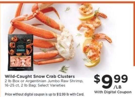 Wild-Caught Snow Crab Clusters