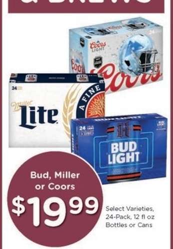 Bud, Miller or Coors