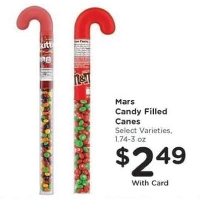 Mars Candy Filled Canes