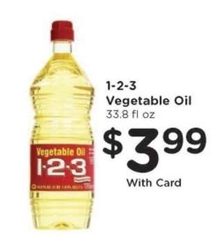 1-2-3 Vegetable Oil