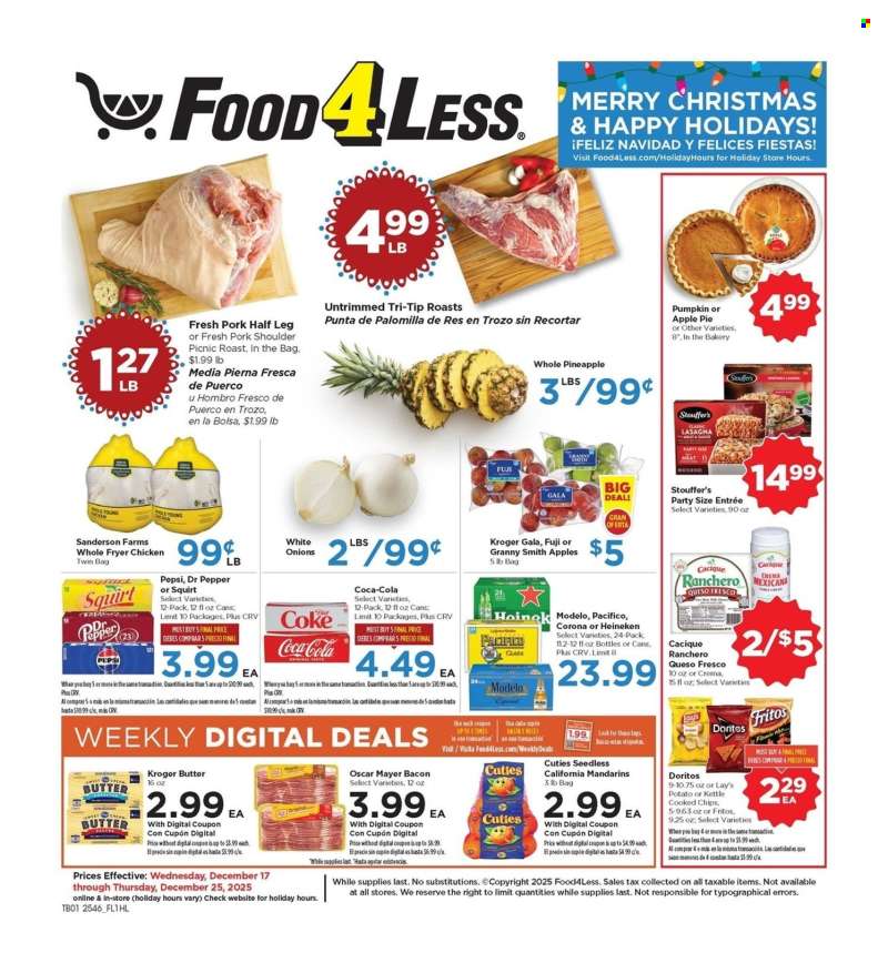 Food 4 Less Flyer - 12/17/2025 - 12/25/2025.