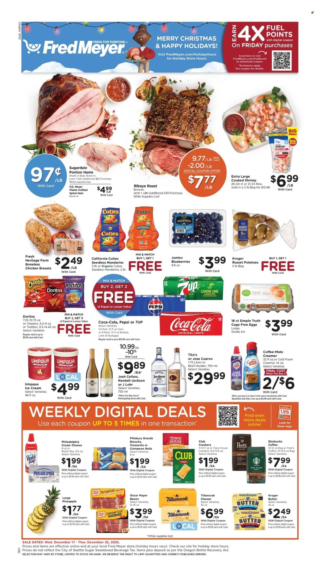 Fred Meyer ad - 12/17/2025 - 12/25/2025. Page 1
