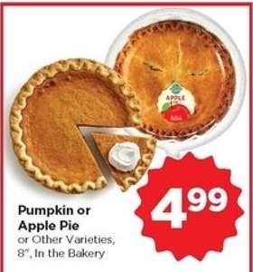 Pumpkin or Apple Pie