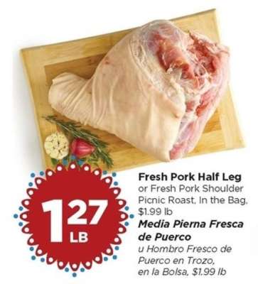 Fresh Pork Half Leg