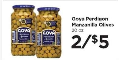 Goya Perdigon Manzanilla Olives