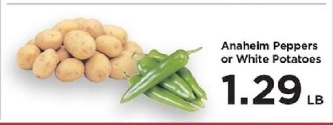 Anaheim Peppers or White Potatoes
