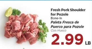 Fresh Pork Shoulder for Pozole