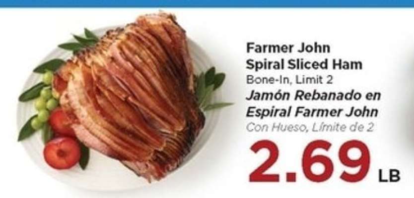 Farmer John Spiral Sliced Ham