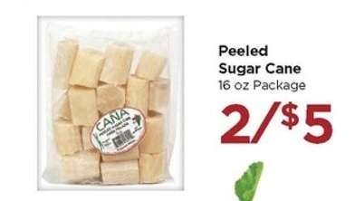Peeled Sugar Cane