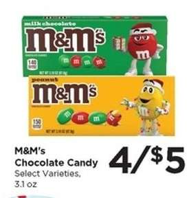 M&M's chocolate candy