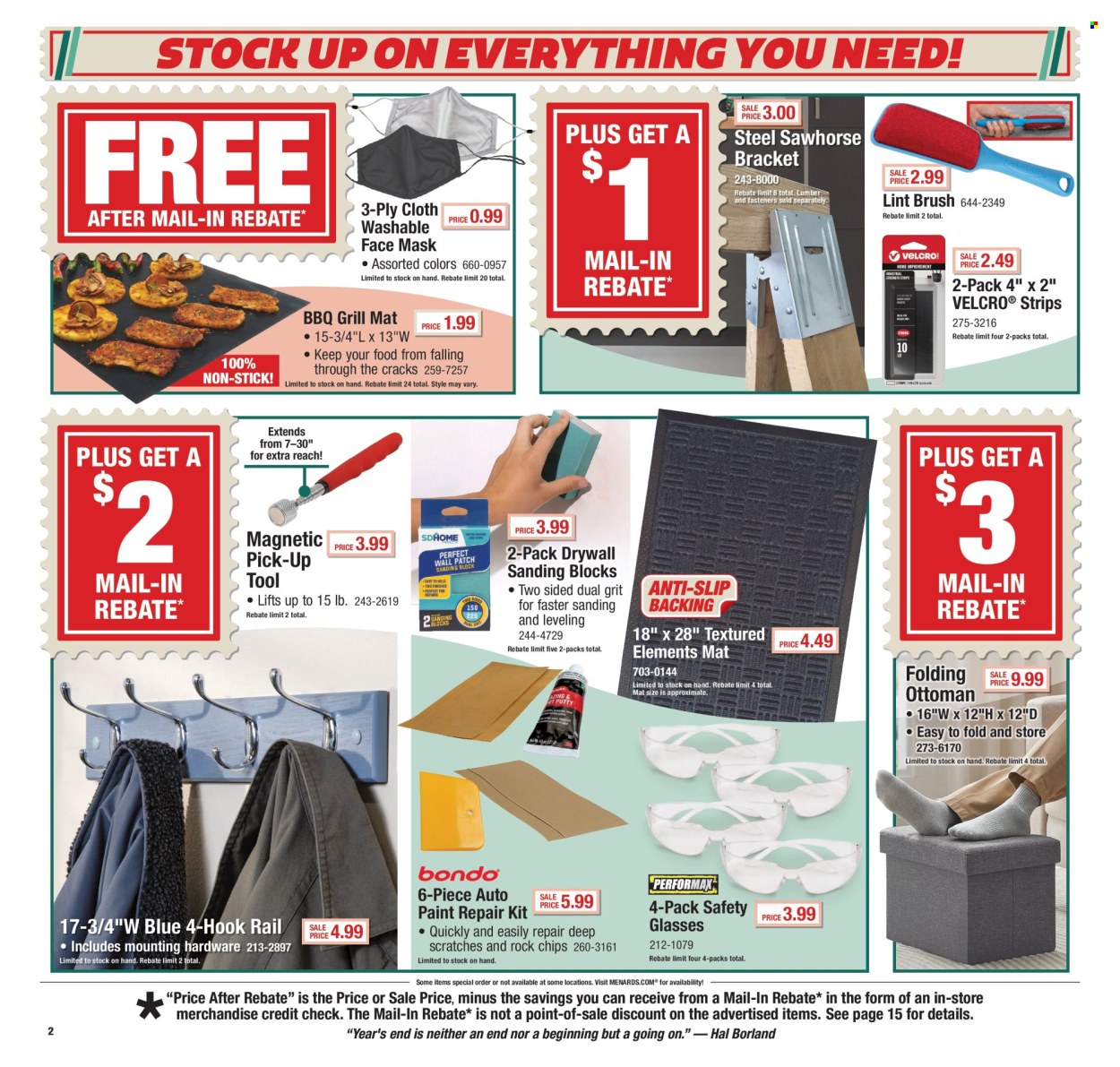 Menards ad - 12/18/2025 - 12/31/2025. Page 3